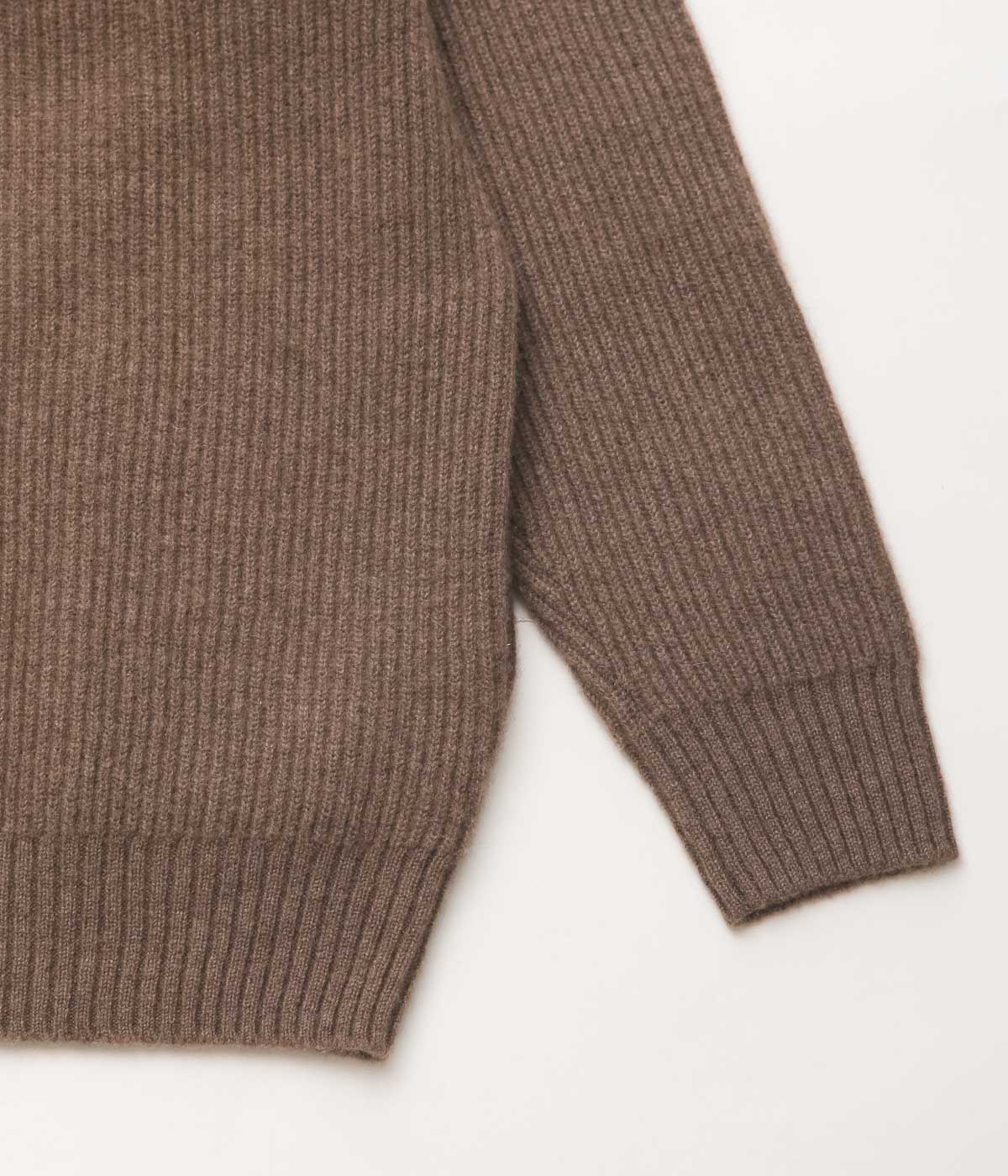 SEYA. ''CLOUD KNIT BLOUSON'' (UNDYED YAK)