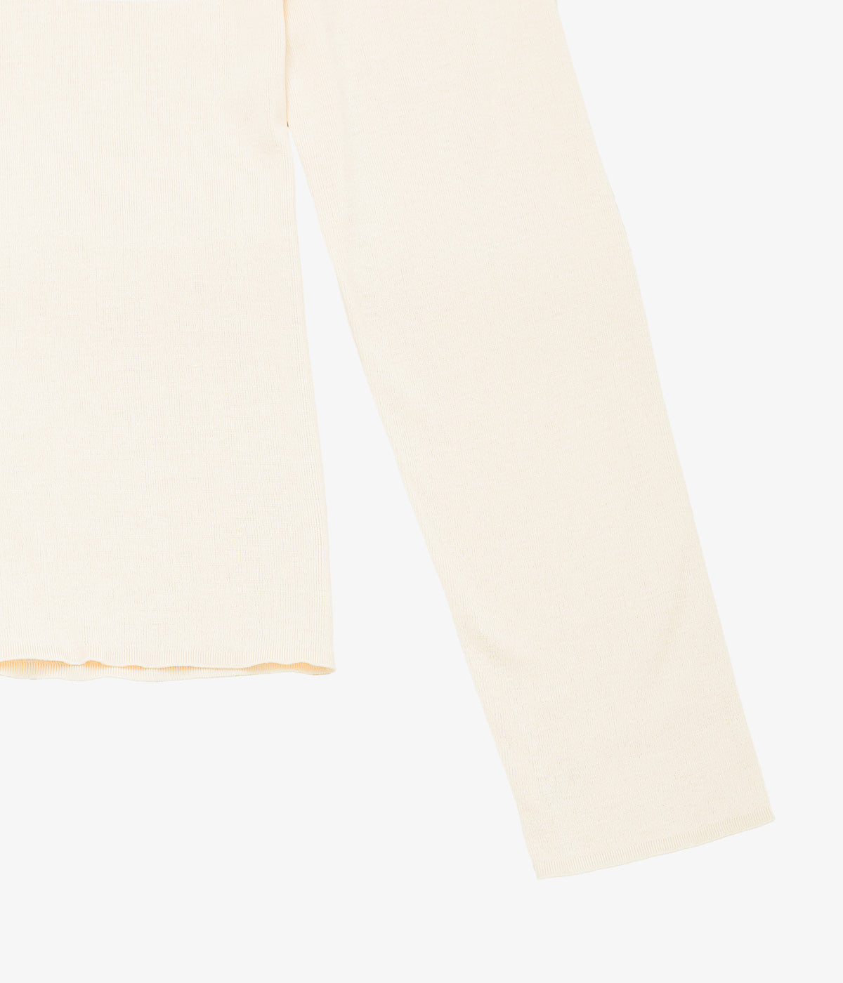 SEYA. ''HIGH GAUZE SILK SHIRT'' (CREME)