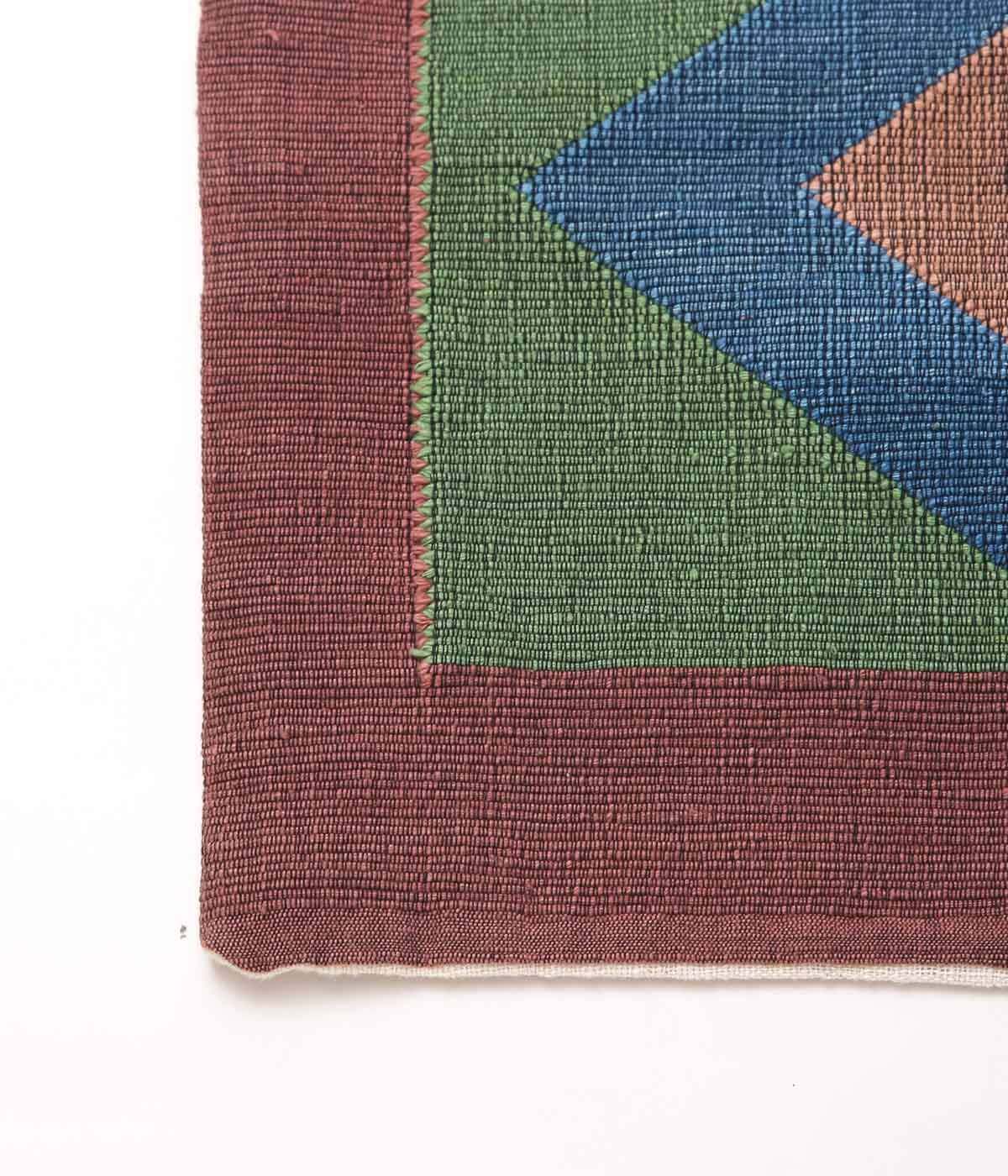 SEYA. ''LAOS CUSHION COVER #3'' (VIOLET*GREEN)