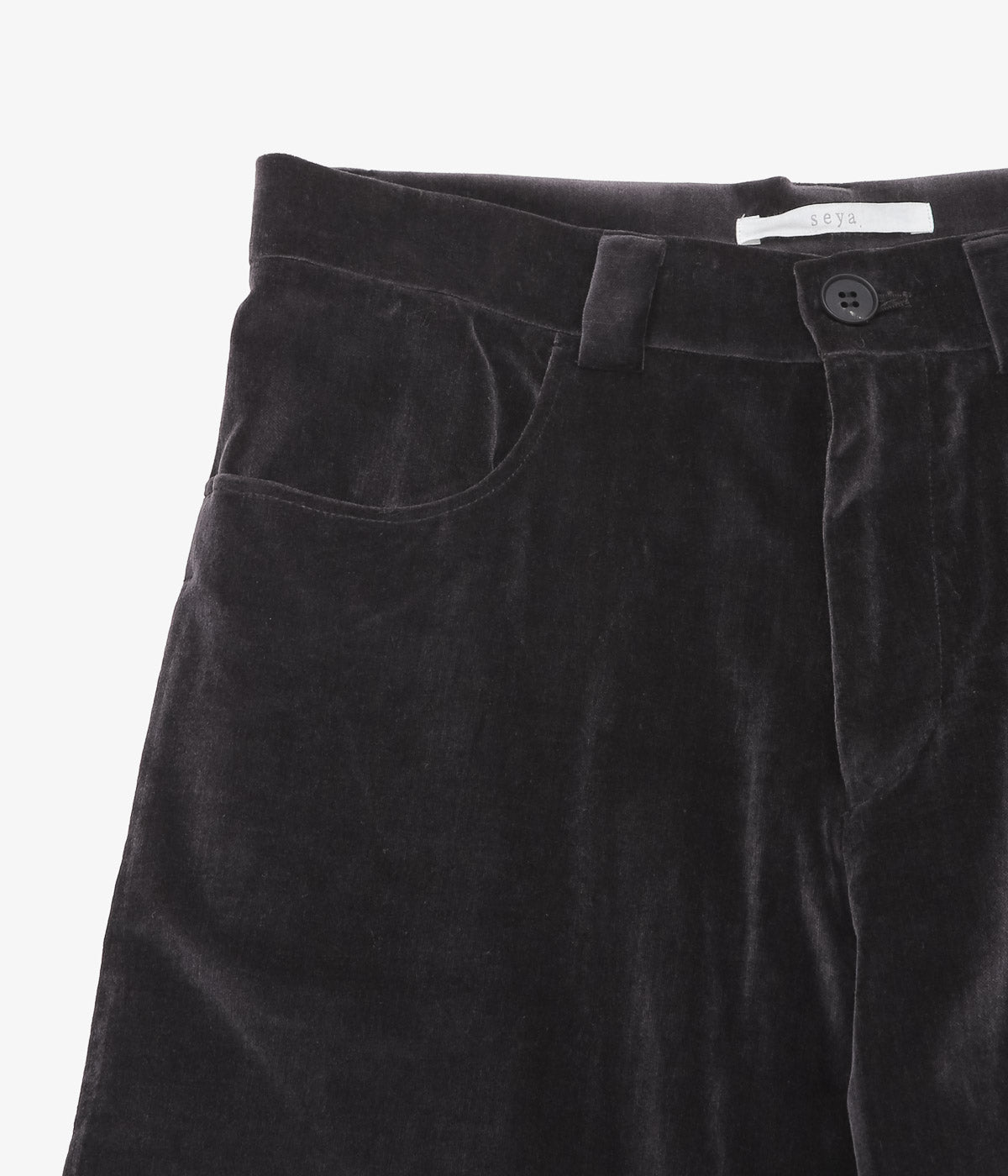 SEYA. ''LE VILLARET PANTS'' (FADED BLACK)