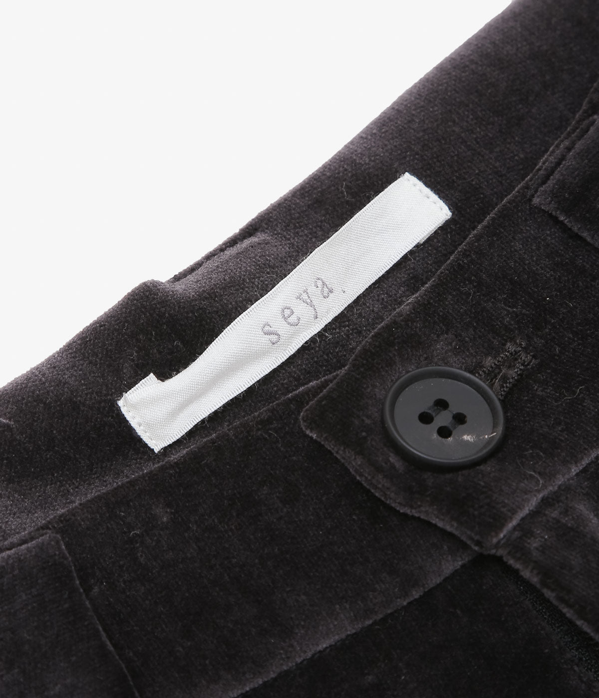 SEYA. ''LE VILLARET PANTS'' (FADED BLACK)