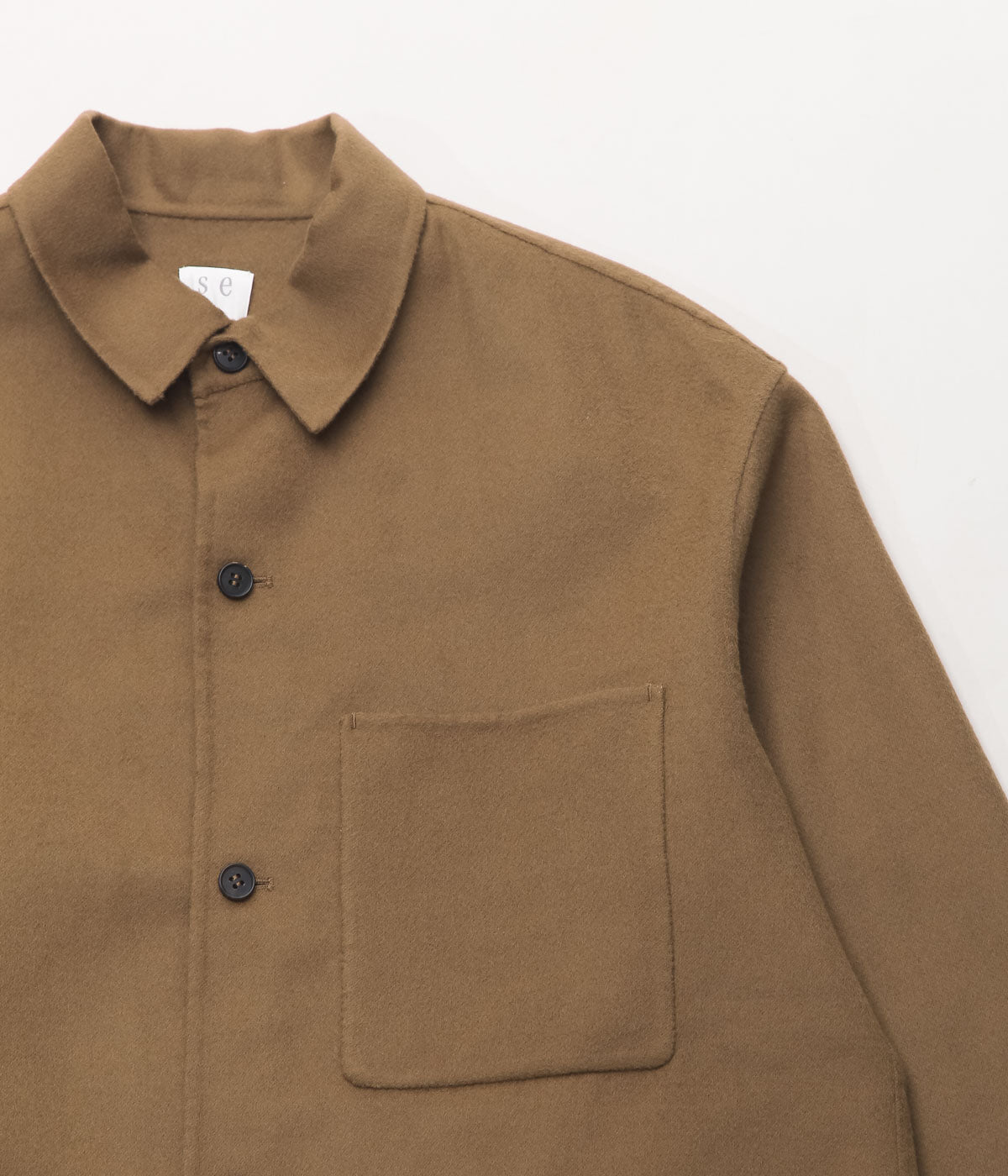 25AW】seya.｜LIGHT DOUBLEFACE SHIRT（SQ） 25AW LIGHT DOUBLE FACE