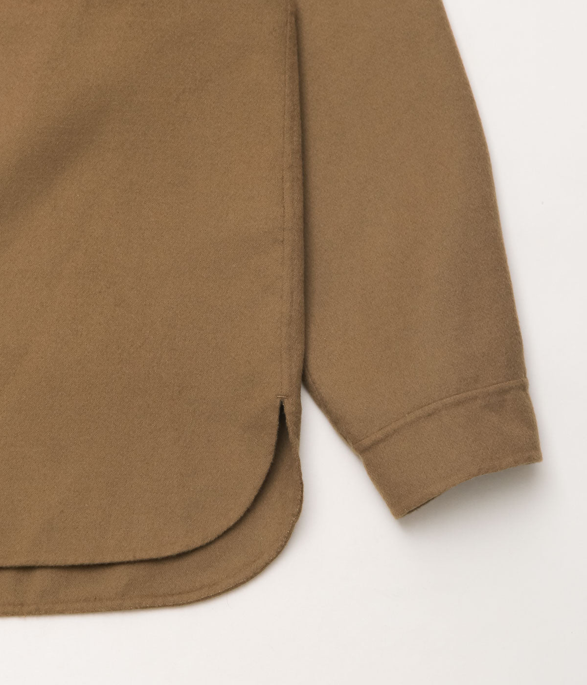 SEYA. ''LIGHT DOUBLE FACE SHIRT'' (SQUIRREL)