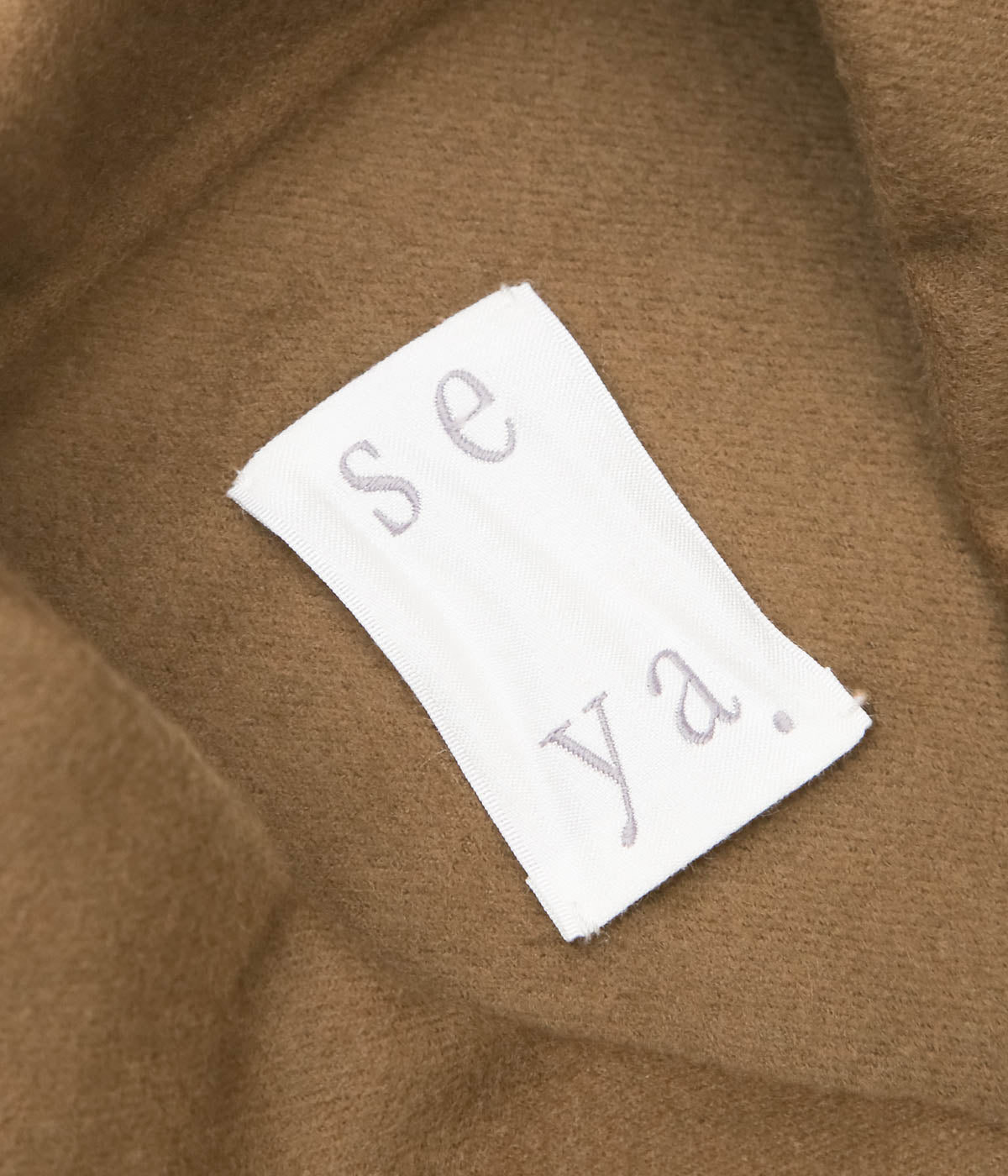 SEYA. ''LIGHT DOUBLE FACE SHIRT'' (SQUIRREL)