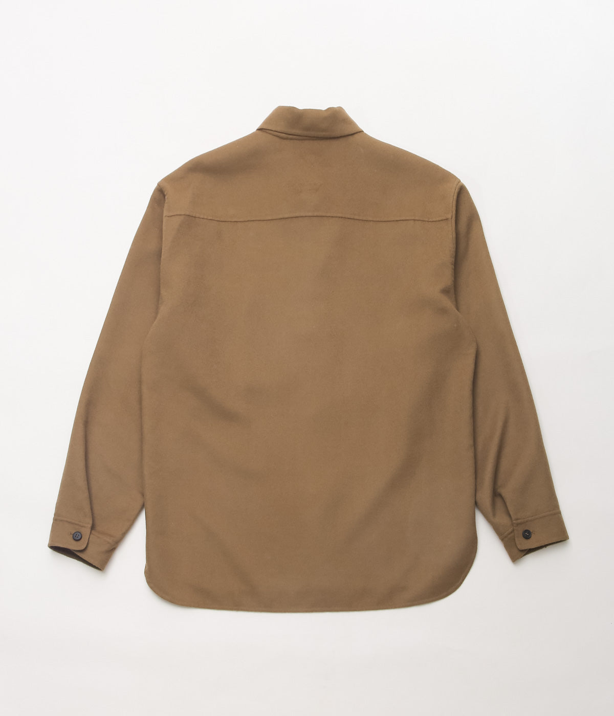 SEYA. ''LIGHT DOUBLE FACE SHIRT'' (SQUIRREL)