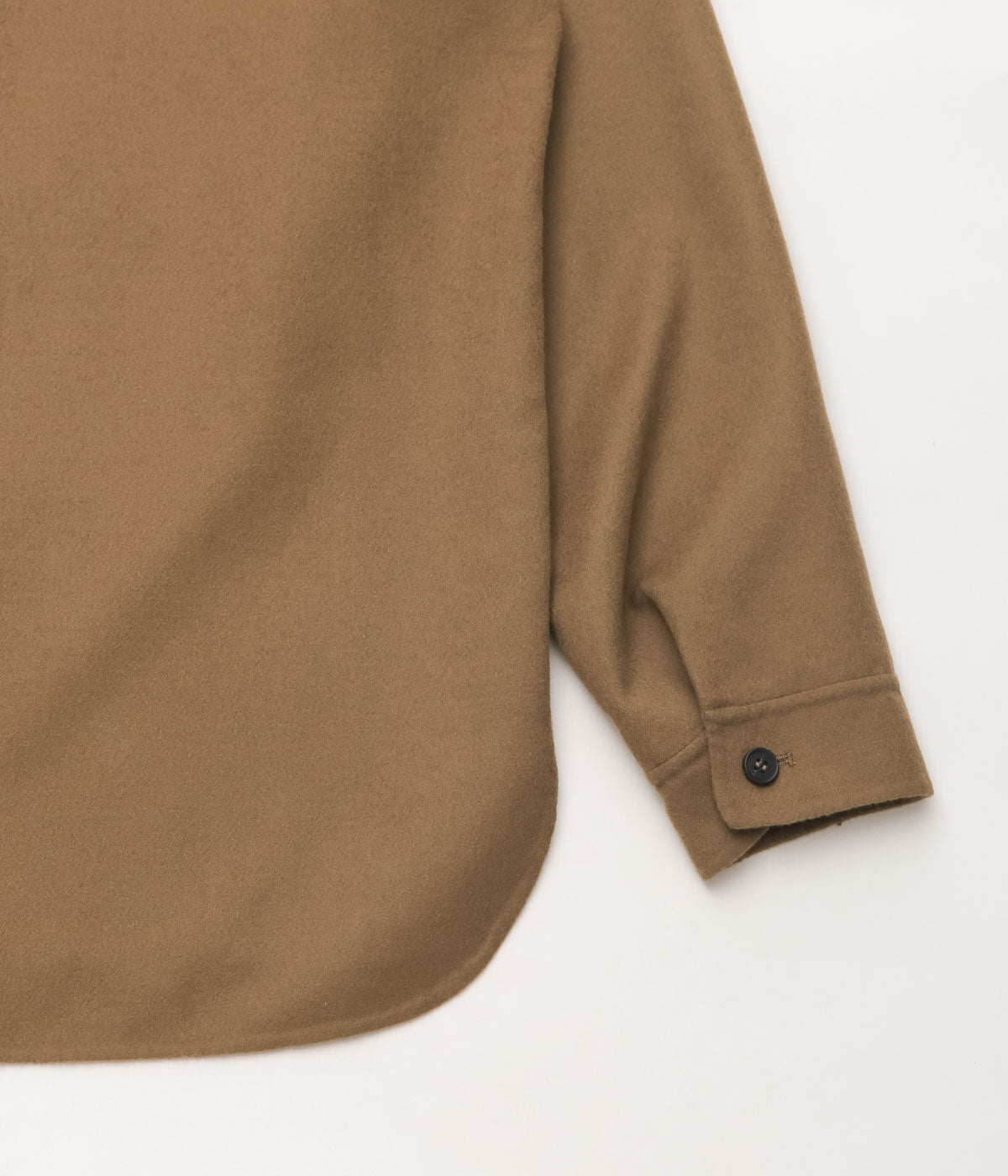 SEYA. ''LIGHT DOUBLE FACE SHIRT'' (SQUIRREL)