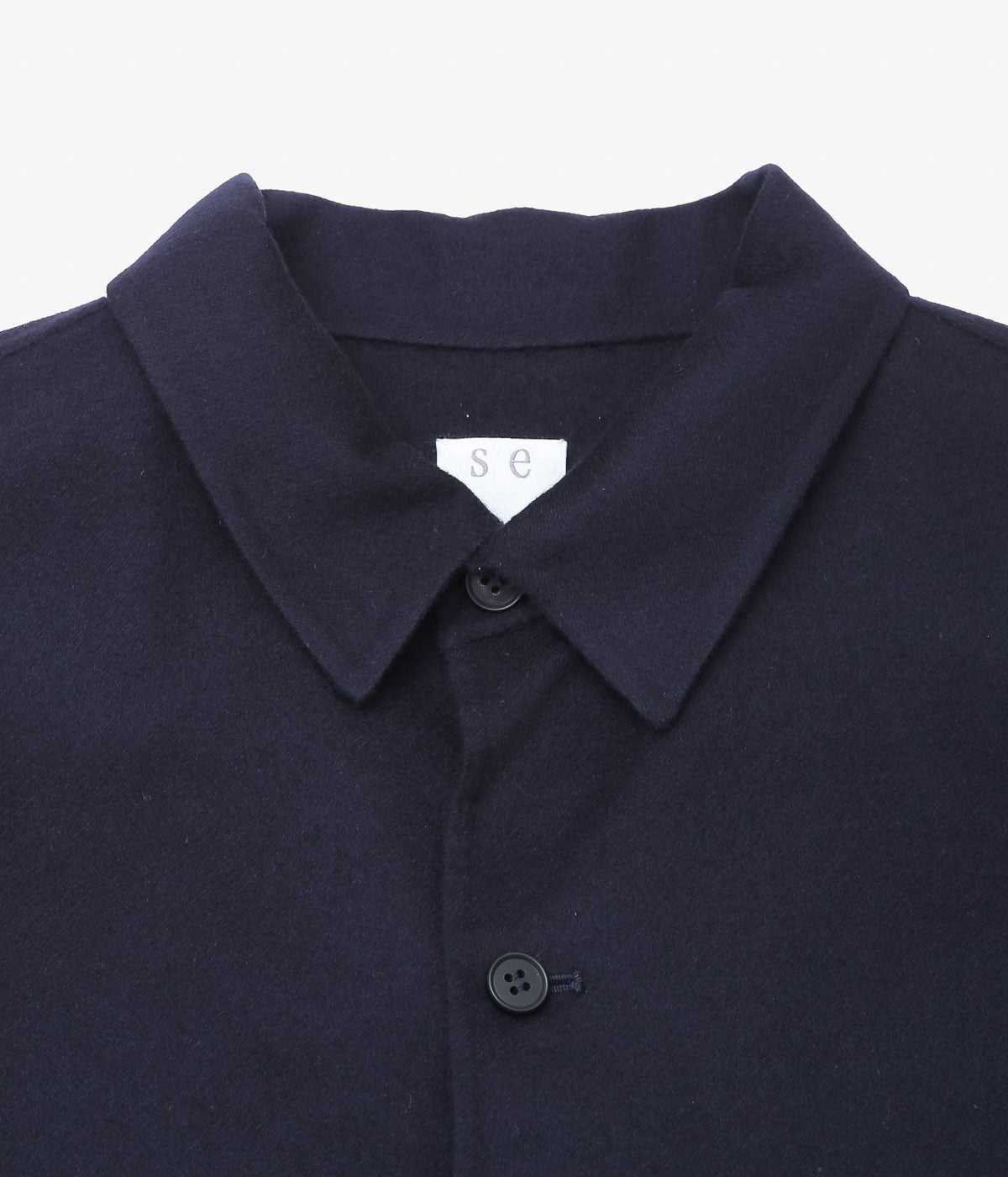 SEYA. ''LIGHT DOUBLE FACE SHIRT'' (NIGHT)