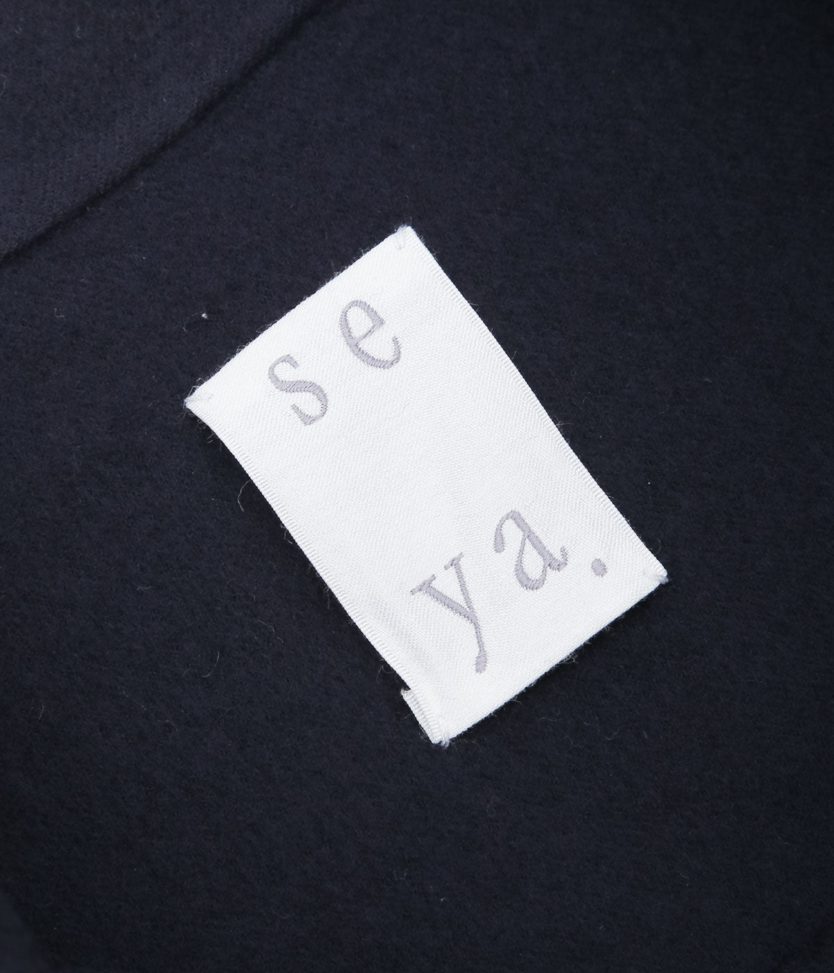 SEYA. ''LIGHT DOUBLE FACE SHIRT'' (NIGHT)