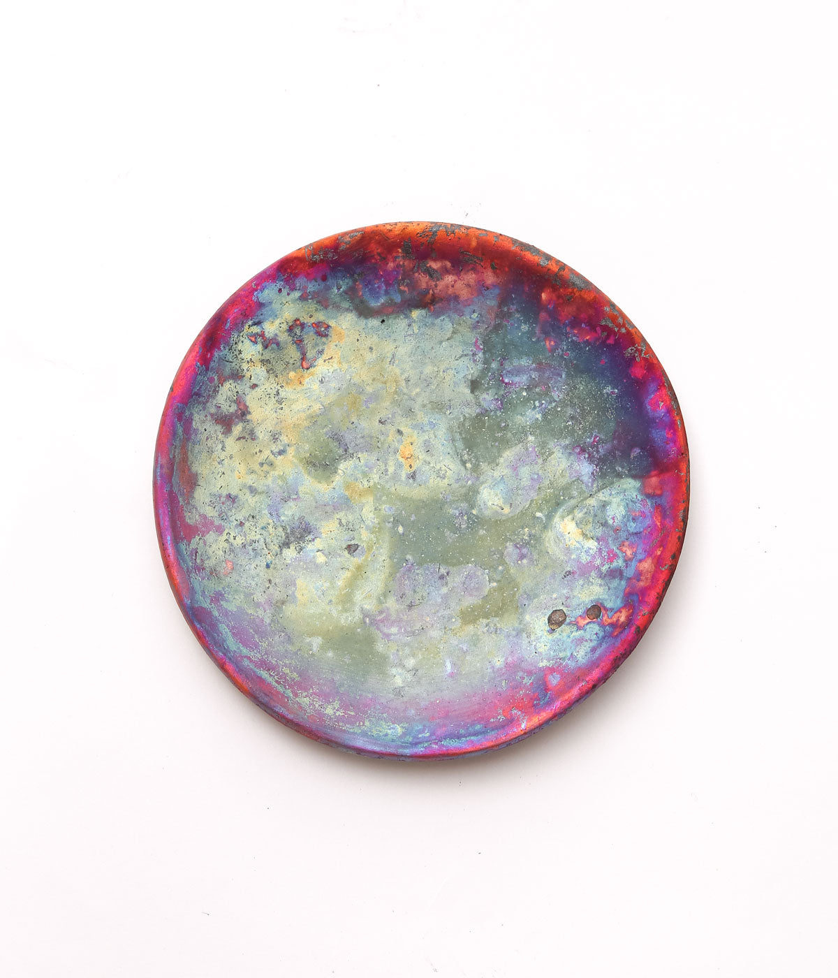 SEYA. ''PATAGONIA POTTERY - SMALL PLATE / ONE OF A KIND'' (VIVID MULTI)