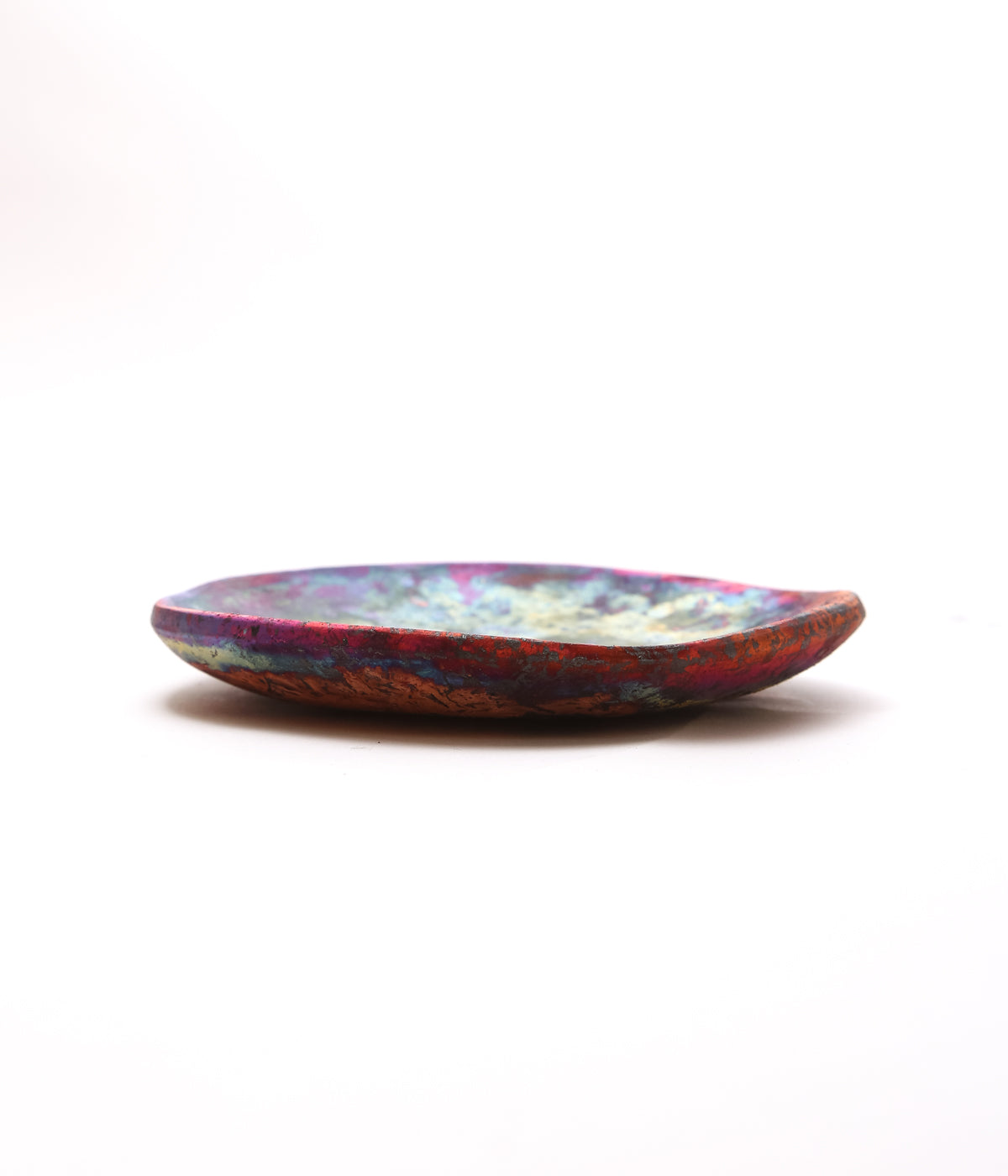 SEYA. ''PATAGONIA POTTERY - SMALL PLATE / ONE OF A KIND'' (VIVID MULTI)