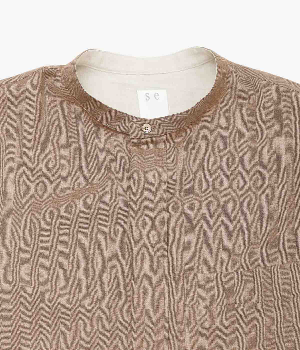 SEYA. ``RAYMOND AUTUMN SHIRT'' (SQUIRREL)