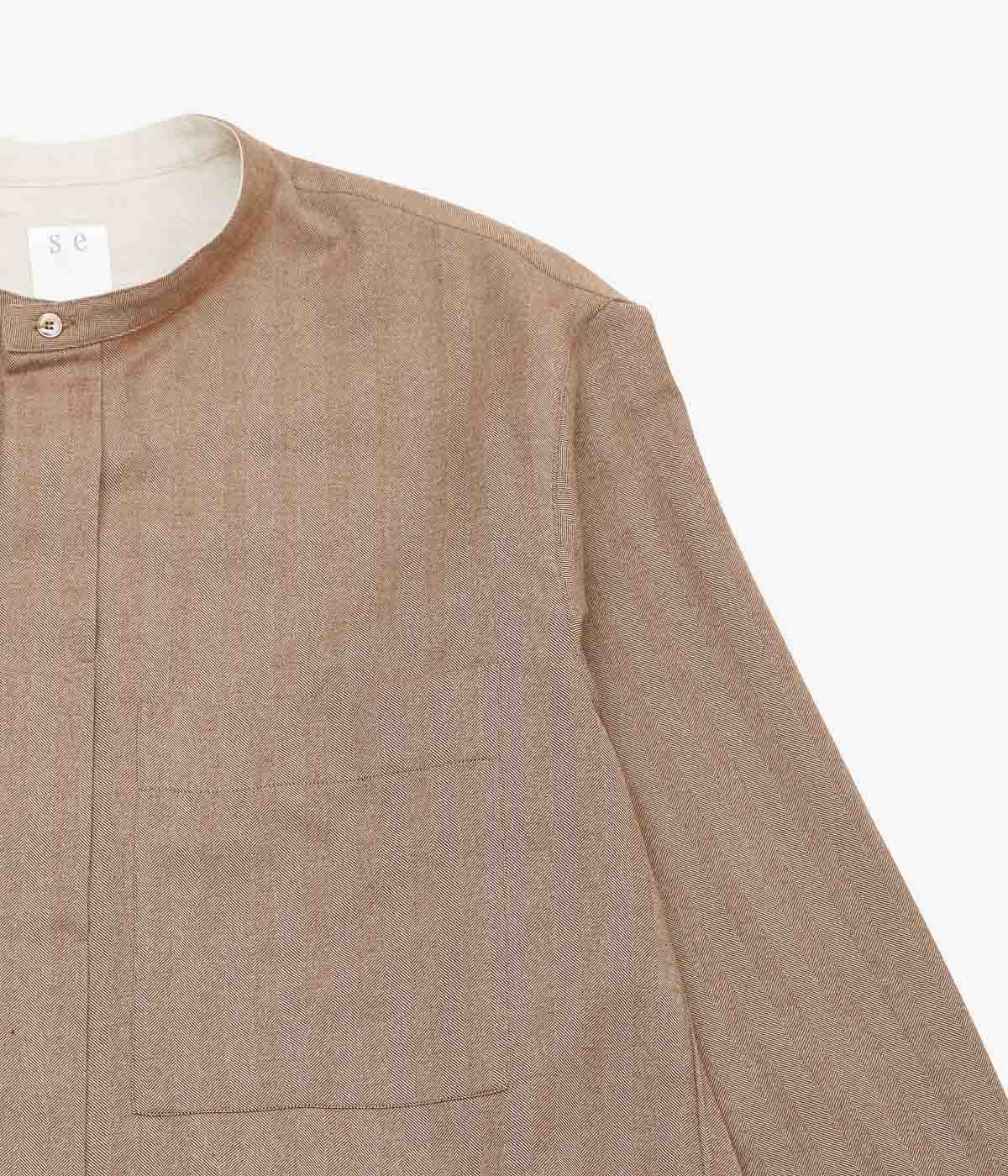 SEYA. ``RAYMOND AUTUMN SHIRT'' (SQUIRREL)
