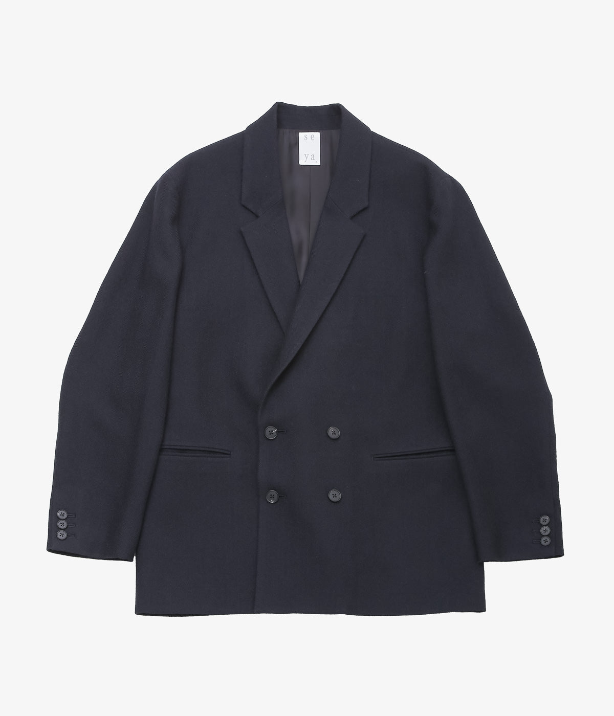 SEYA. ''SEYA. TAILORED W JACKET'' (MID NIGHT)
