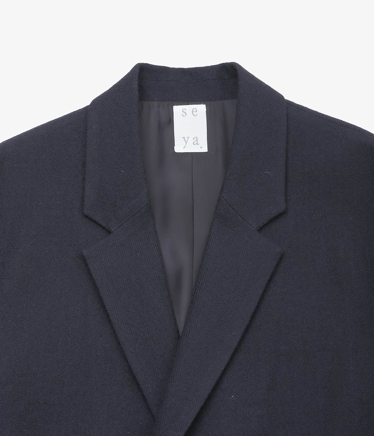 SEYA. ''SEYA. TAILORED W JACKET'' (MID NIGHT)