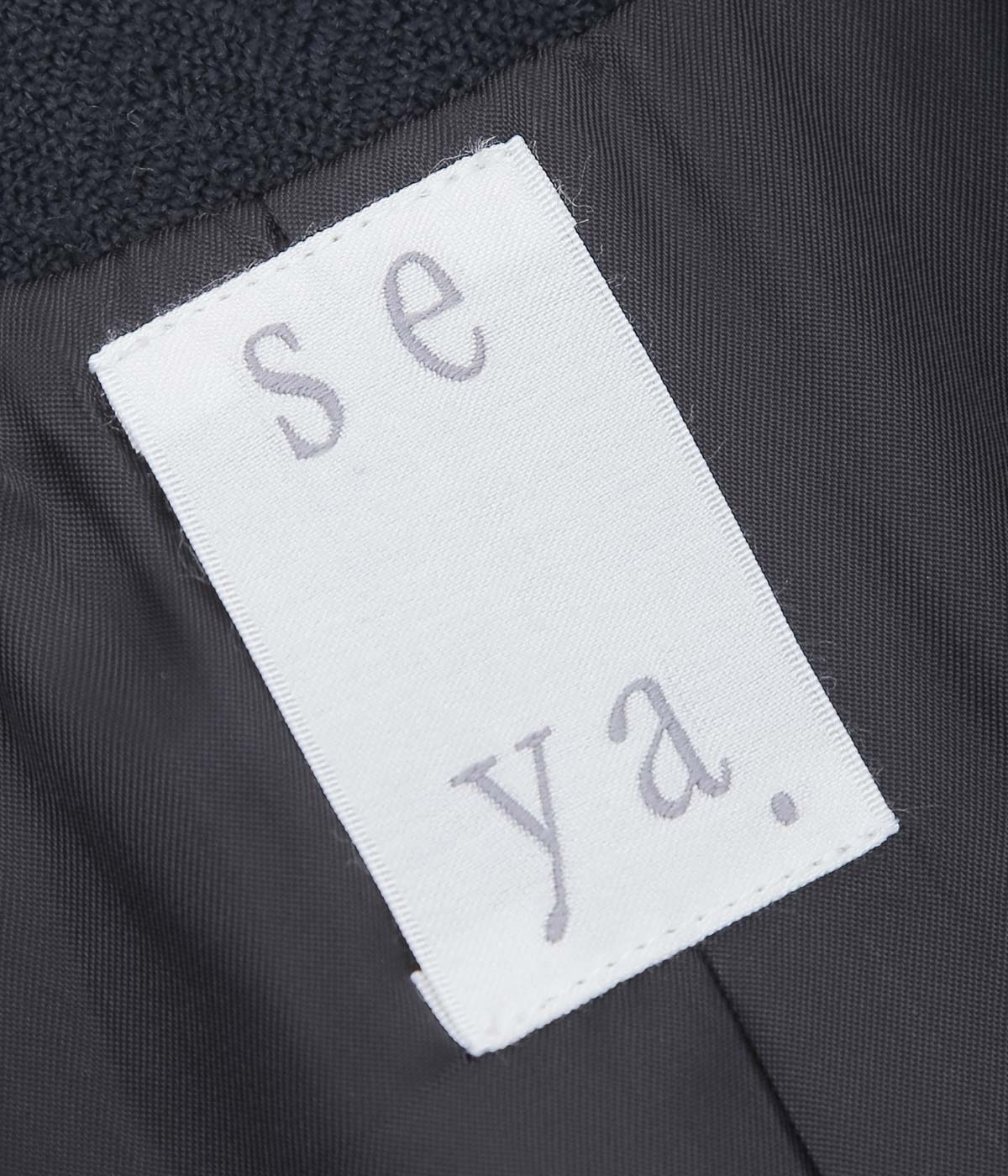 SEYA. ''SEYA. TAILORED W JACKET'' (MID NIGHT)