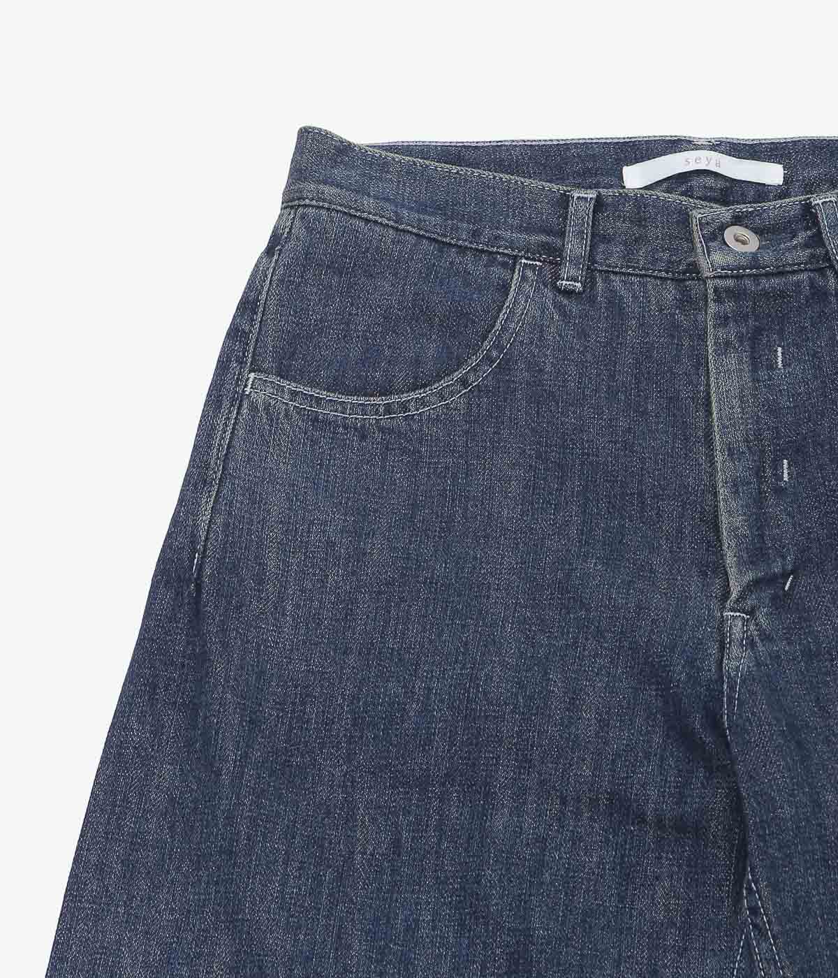 SEYA.''TOFU BROTHER JEANS'' (FADED INDIGO)