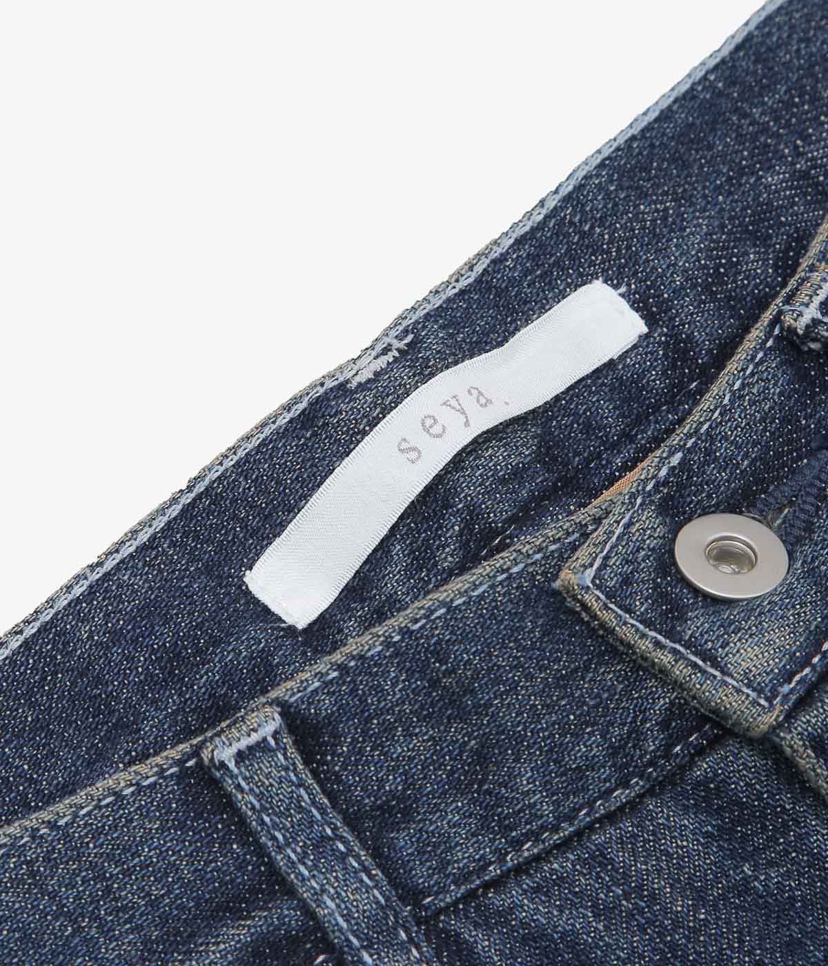 SEYA.''TOFU BROTHER JEANS'' (FADED INDIGO)
