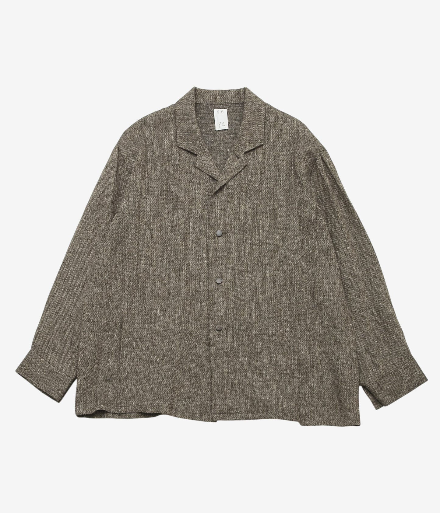 SEYA. ''VOYAGE OVERSHIRT'' (WITHERED WOOD)