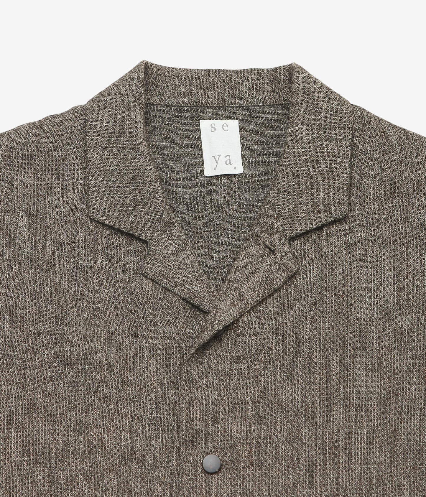 SEYA. ''VOYAGE OVERSHIRT'' (WITHERED WOOD)