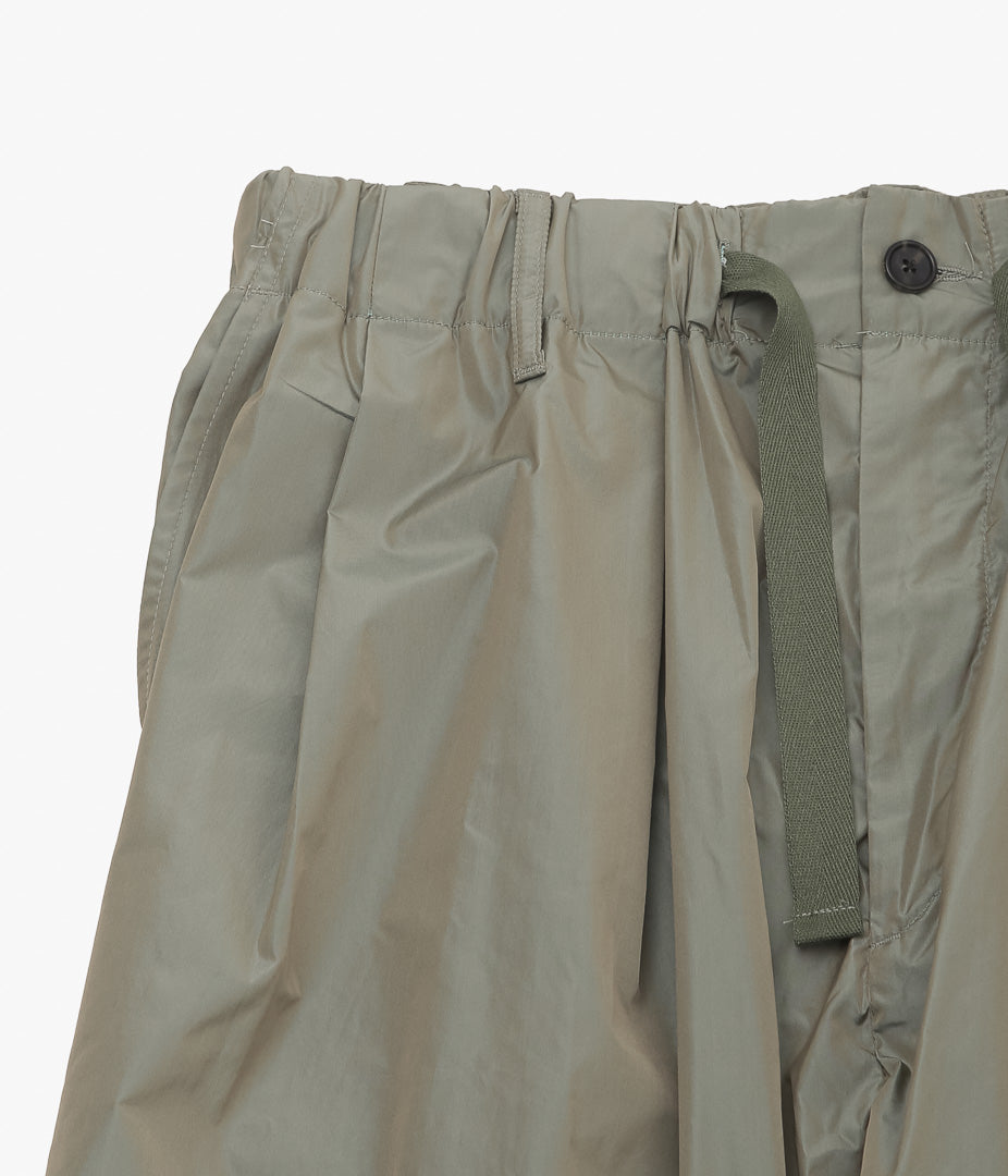 Sillage baggy trousers ベージュ SILLAGE ''BAGGY TROUSERS'' (LIMONTA NYLON KHAKI) – THE STORE BY