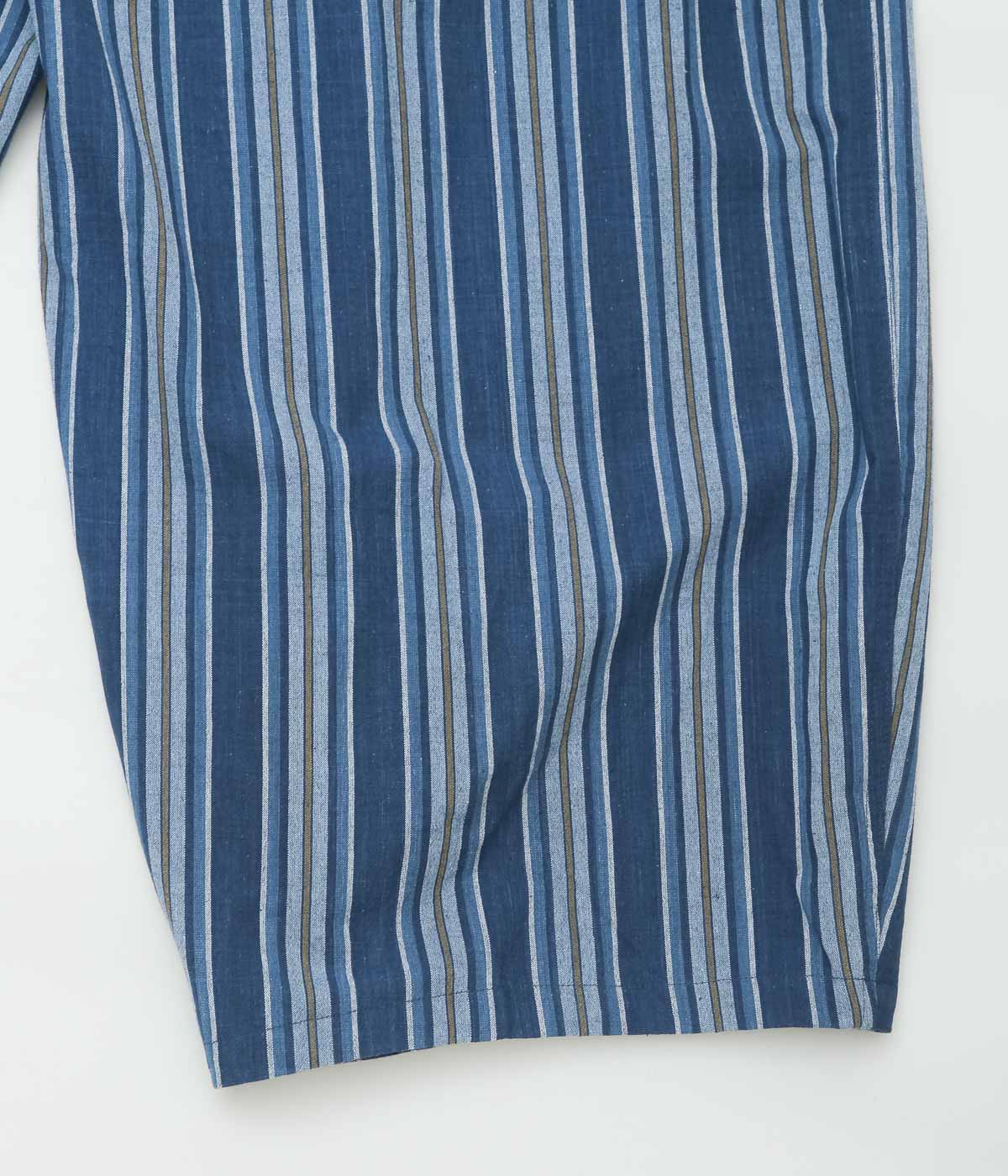 SILLAGE ''BINGO KASURI CIRCULAR PANTS'' (YELLOW NAVY STRIPE)