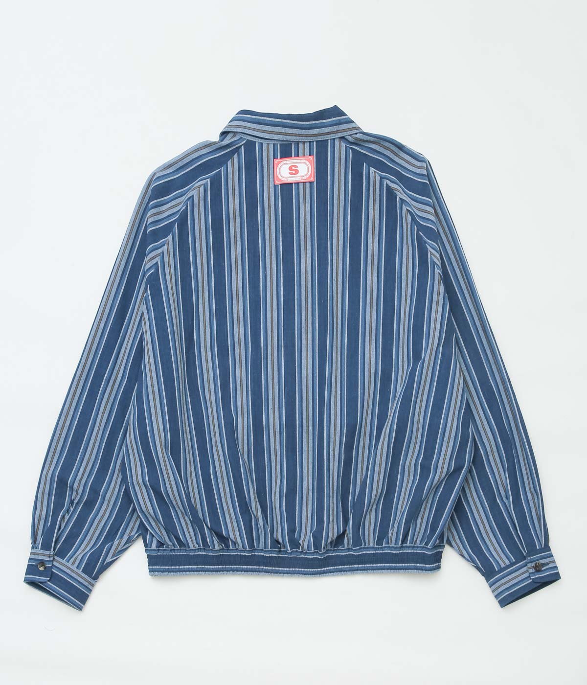 SILLAGE ''BINGO KASURI ZIP UP BLOUSON'' (YELLOW NAVY STRIPE)