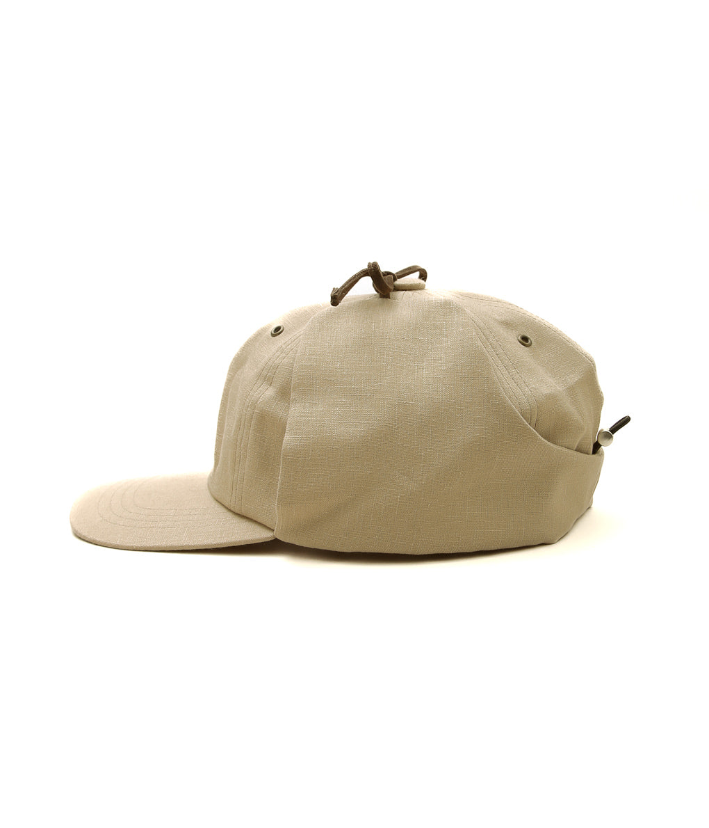 SILLAGE ''CASQUETTE HIGH FINE LINEN'' (BEIGE)