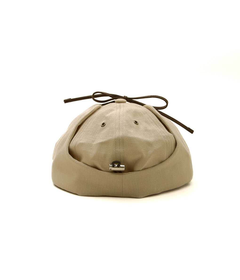 SILLAGE ''CASQUETTE HIGH FINE LINEN'' (BEIGE)