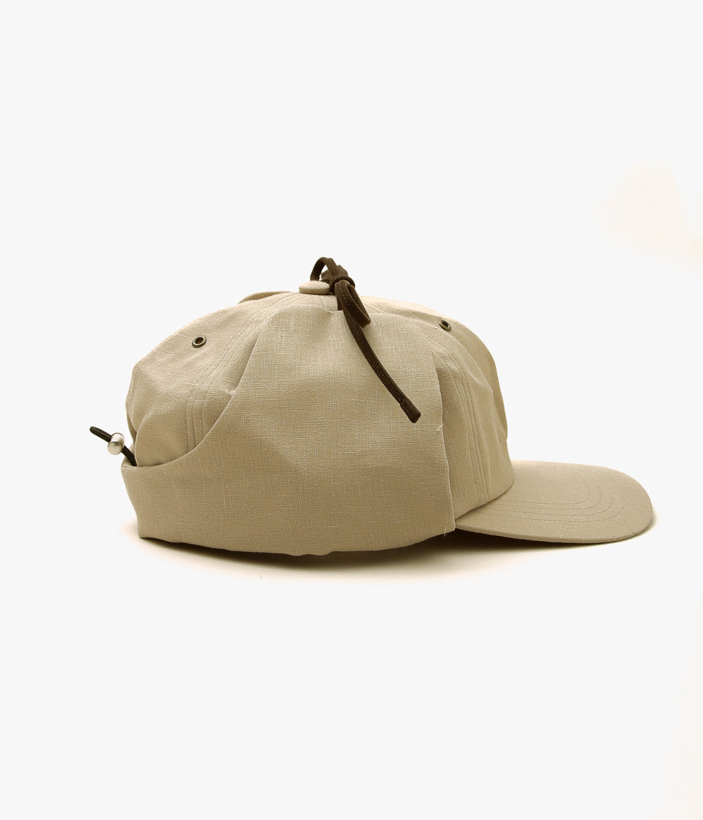 SILLAGE ''CASQUETTE HIGH FINE LINEN'' (BEIGE)