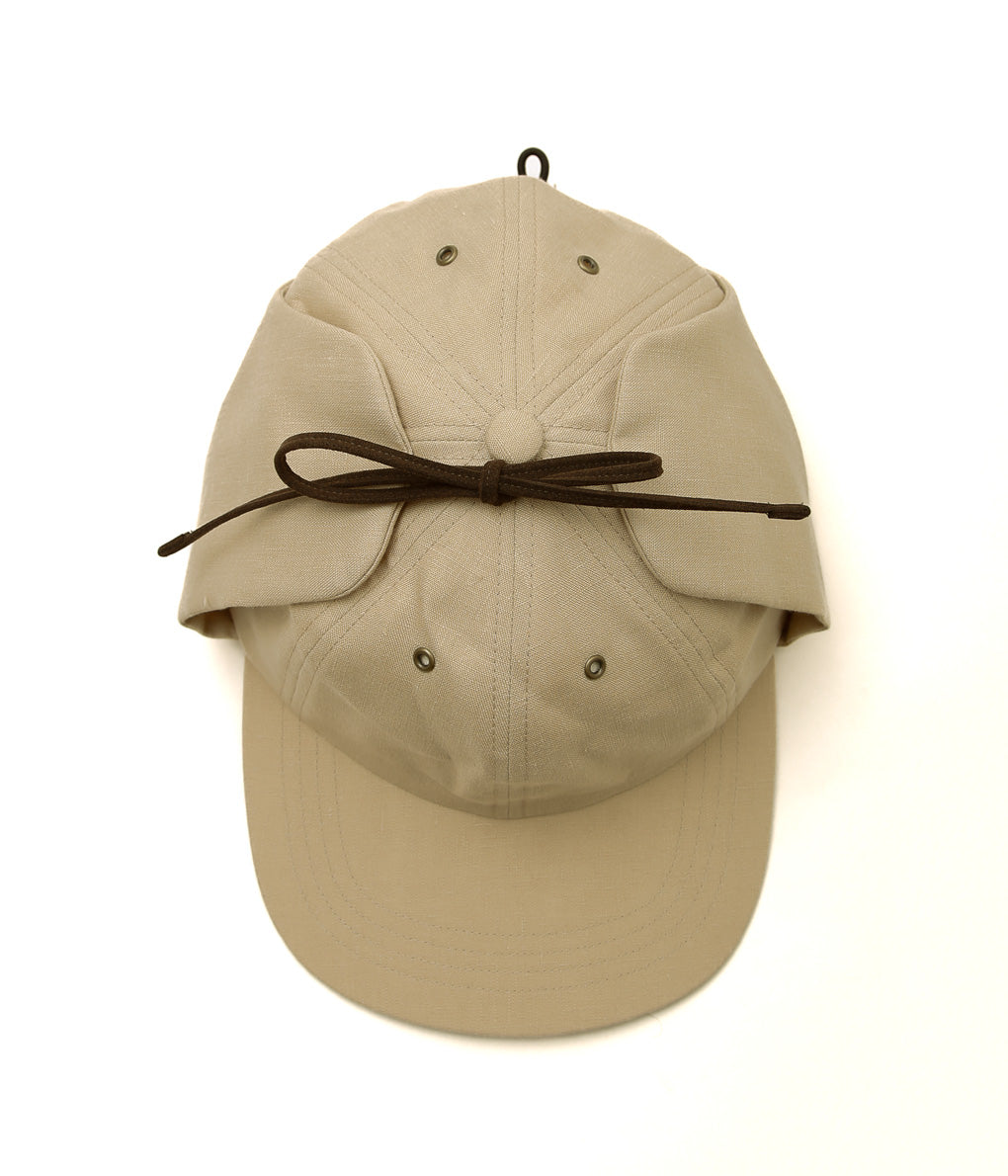 SILLAGE ''CASQUETTE HIGH FINE LINEN'' (BEIGE)