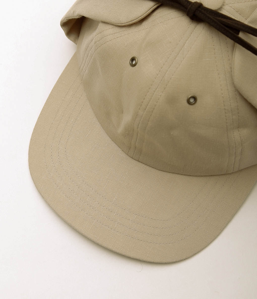 SILLAGE ''CASQUETTE HIGH FINE LINEN'' (BEIGE)