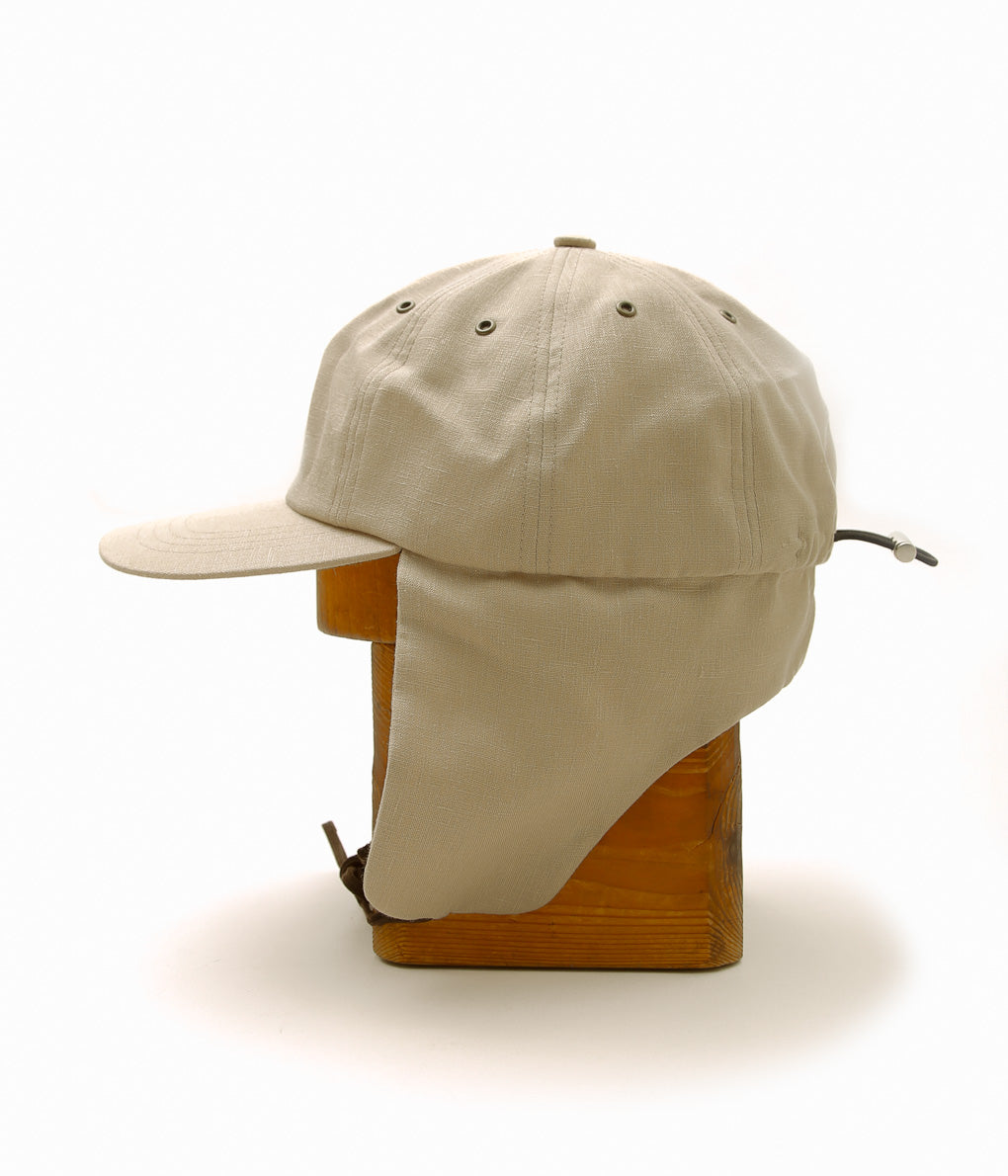 SILLAGE ''CASQUETTE HIGH FINE LINEN'' (BEIGE)