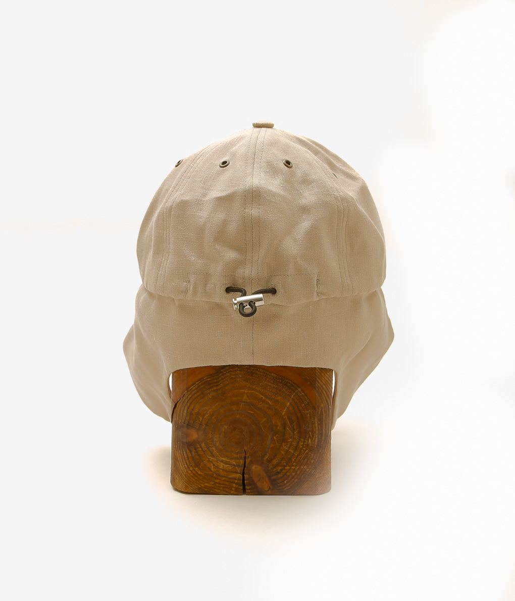 SILLAGE ''CASQUETTE HIGH FINE LINEN'' (BEIGE)