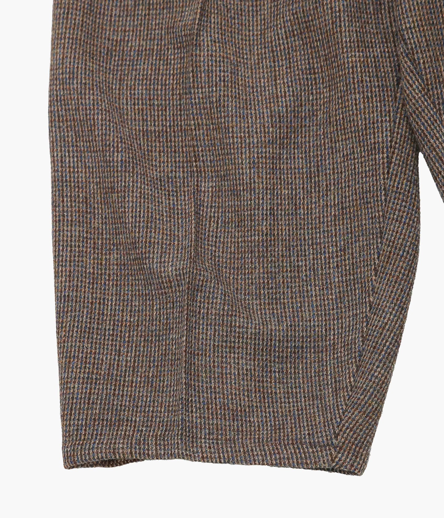 SILLAGE ''CIRCULAR PANTS HOUND TOOTH LIGHT BROWN HARRIS TWEED'' (LIGHT BROWN)