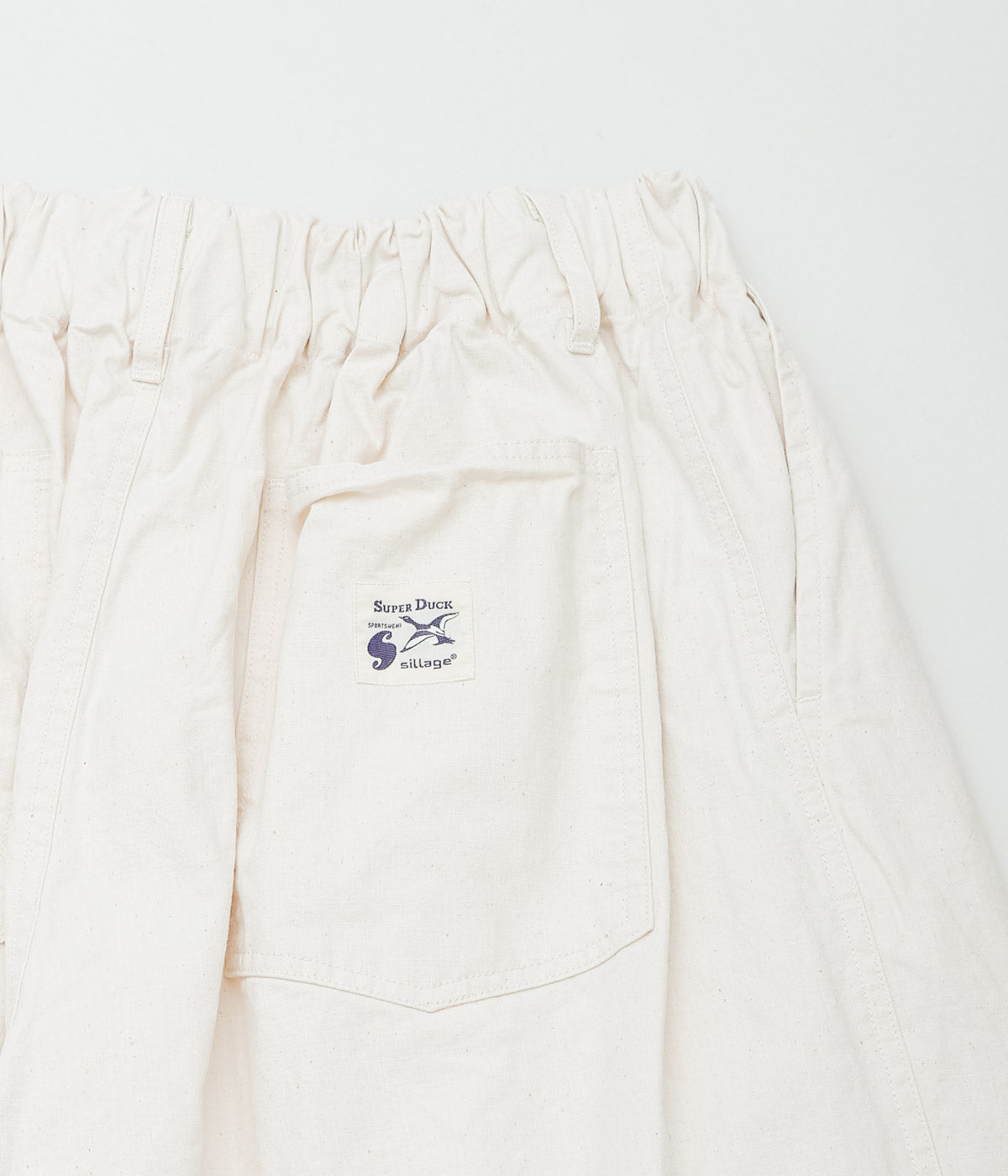 SILLAGE ''CIRCULAR PANTS'' (SUPER DUCK IVORY)