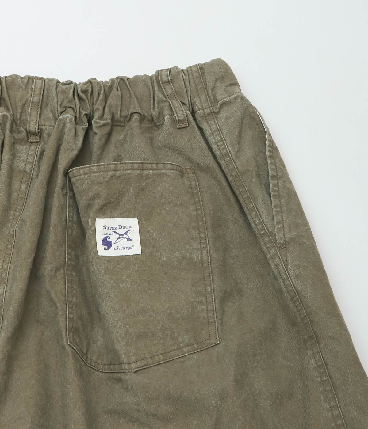 SILLAGE ''CIRCULAR PANTS'' (SUPER DUCK OLIVE)