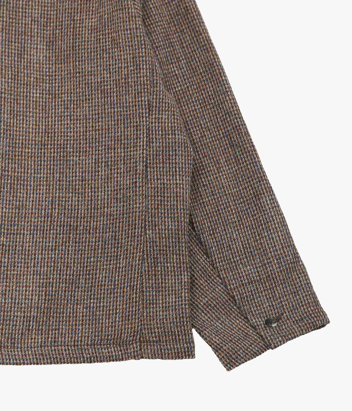 SILLAGE ''DOUBLE BREASTED HOUND TOOTH LIGHT BROWN HARRIS TWEED'' (LIGHT BROWN)