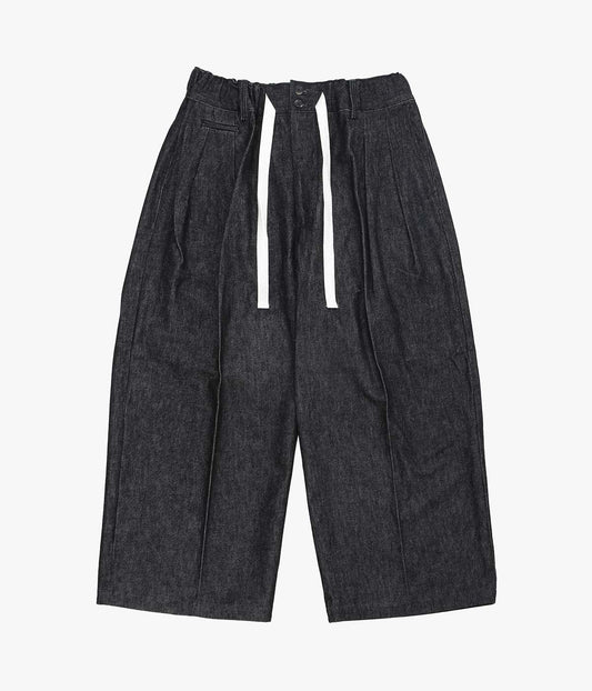 SILLAGE ''HAKAMA PANTS'' (BLACK DENIM ONE WASH)