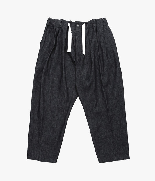 SILLAGE ''PANTALON BAGGY'' (BLACK DENIM ONE WASH)
