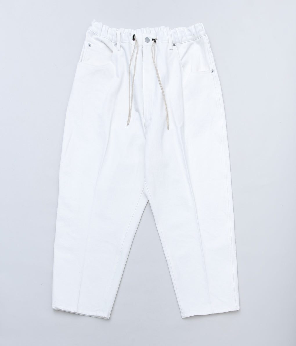 SILLAGE ''PANTALON CINQ POCHES'' (WHITE DENIM ONE WASH)