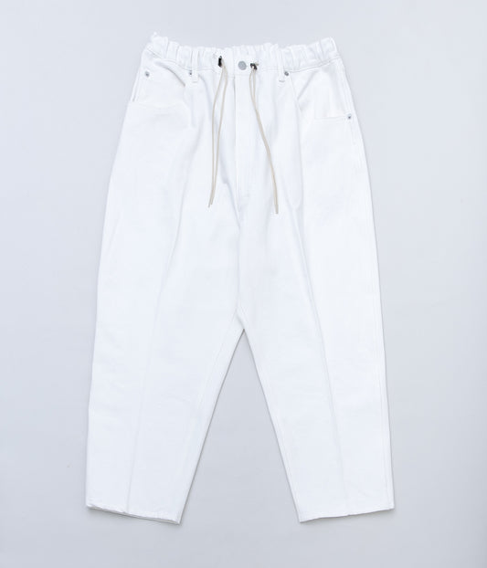 SILLAGE ''PANTALON CINQ POCHES'' (WHITE DENIM ONE WASH)