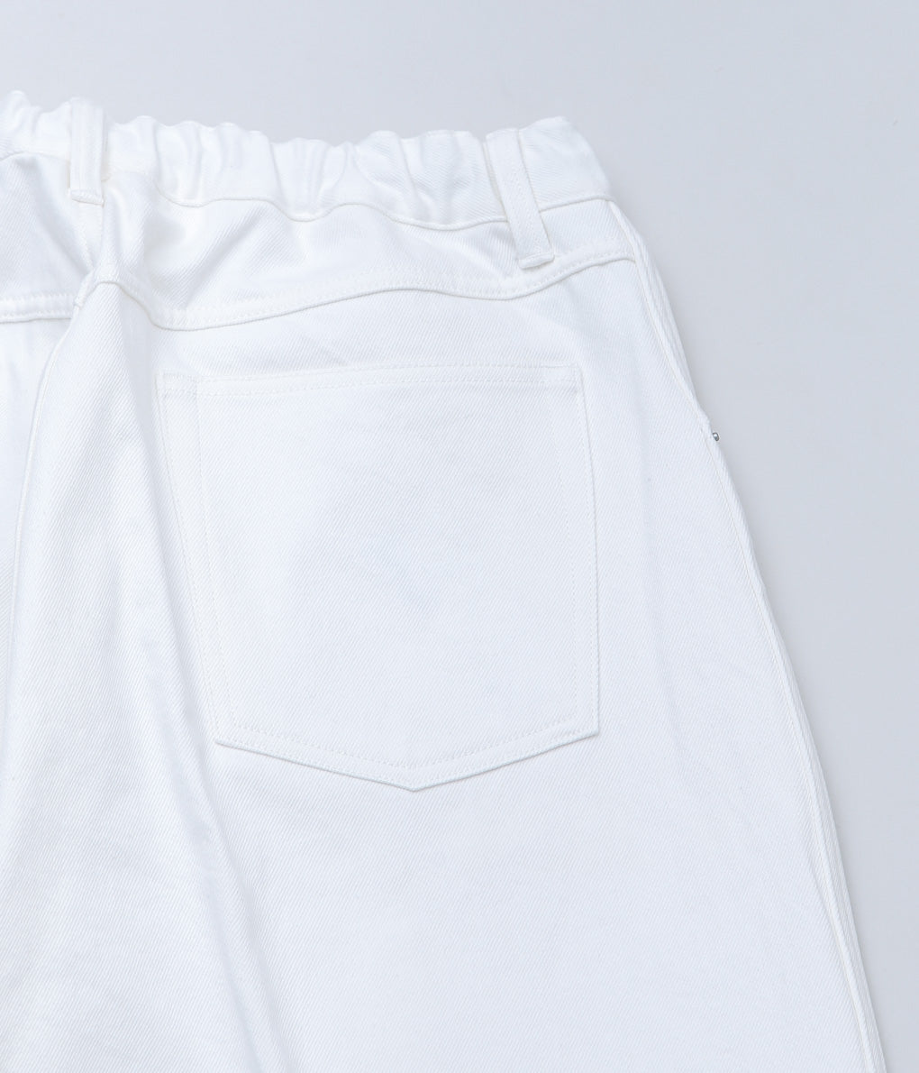 SILLAGE ''PANTALON CINQ POCHES'' (WHITE DENIM ONE WASH)