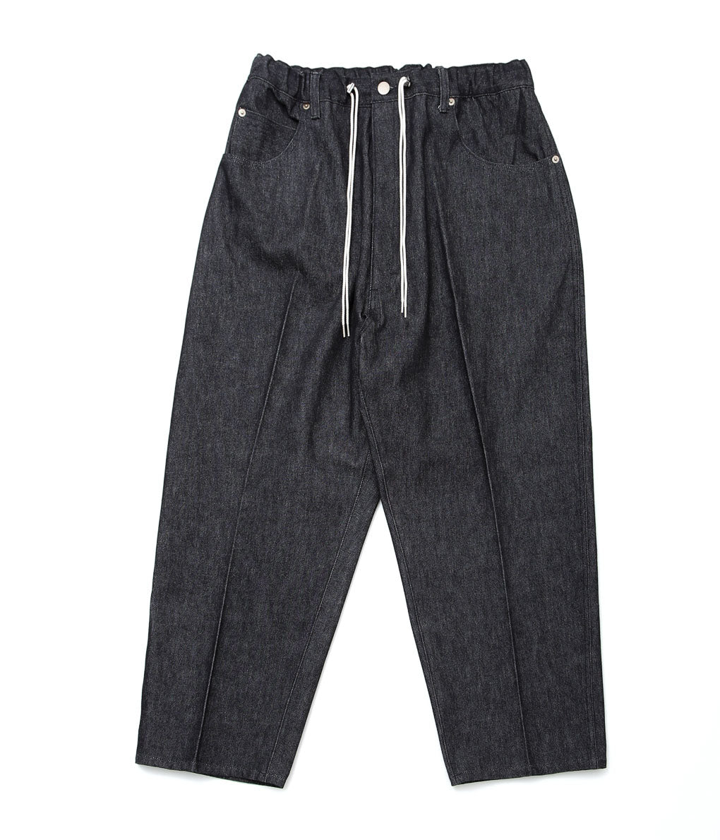 SILLAGE ''PANTALON CINQ POCHES'' (BLACK DENIM ONE WASH)