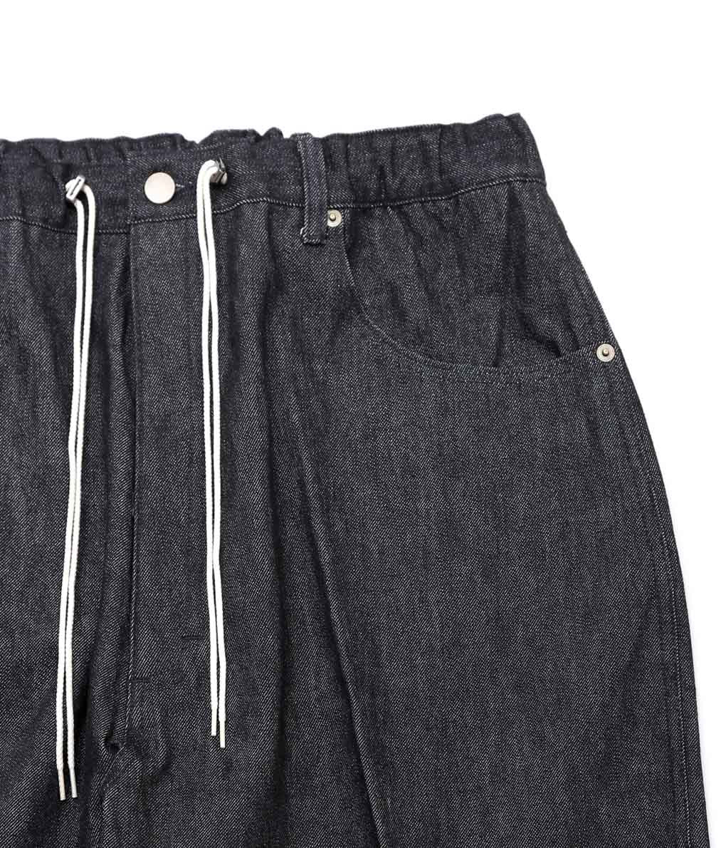 SILLAGE ''PANTALON CINQ POCHES'' (BLACK DENIM ONE WASH)