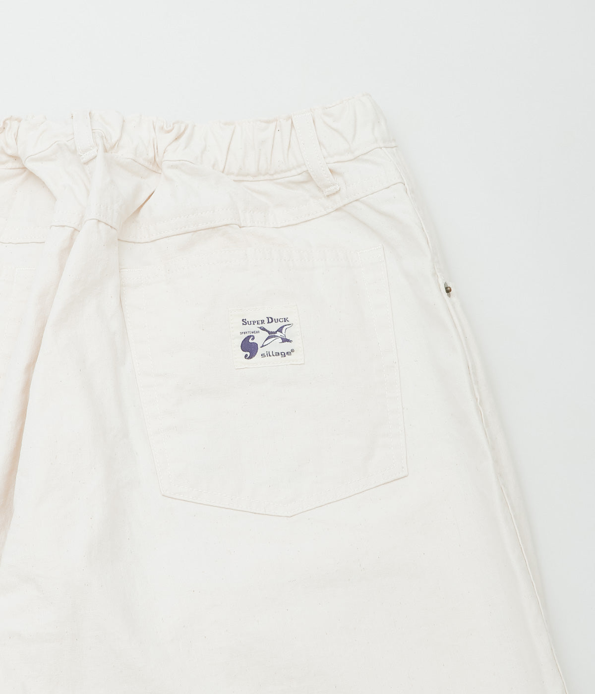 SILLAGE ''PANTALON CINQ POCHES'' (SUPER DUCK IVORY)
