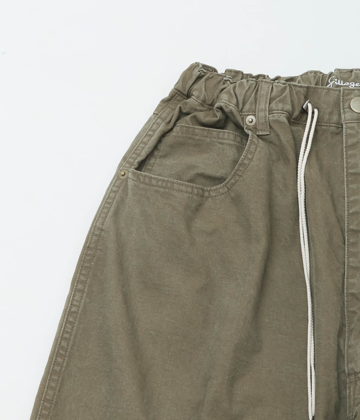 SILLAGE ''PANTALON CINQ POCHES'' (SUPER DUCK OLIVE)