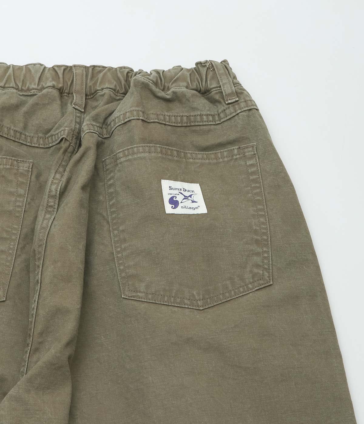 SILLAGE ''PANTALON CINQ POCHES'' (SUPER DUCK OLIVE)