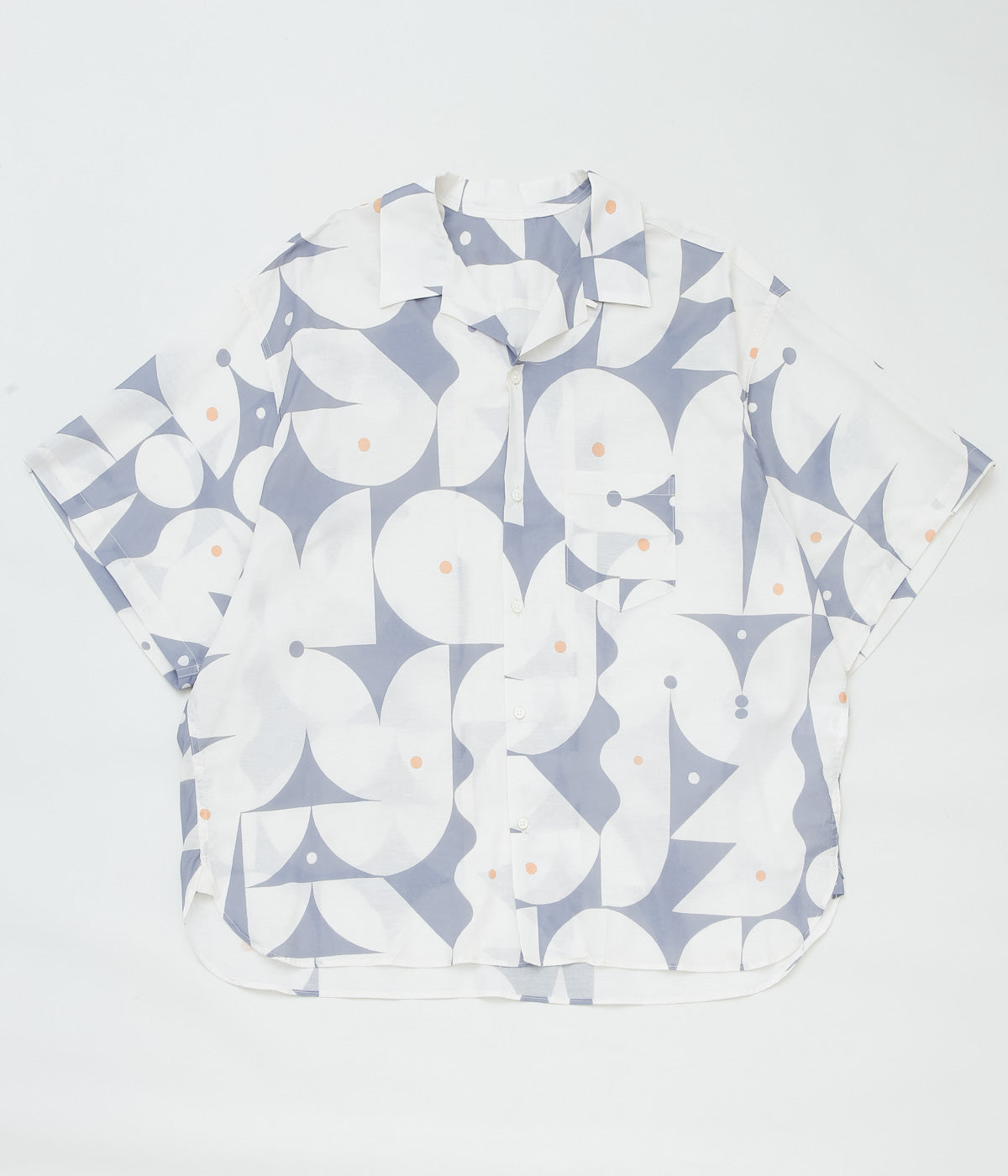 SILLAGE ''RE-ENGINEERED OVERSHIRT SHORT SLEEVE'' (AARON GLASSON BLUE)