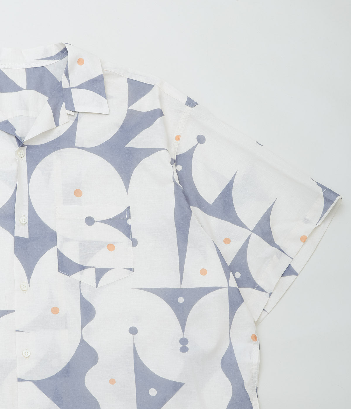 SILLAGE ''RE-ENGINEERED OVERSHIRT SHORT SLEEVE'' (AARON GLASSON BLUE)