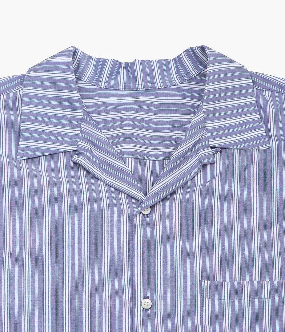 SILLAGE ''RE-ENGINEERED OVERSHIRT SHORT SLEEVE'' (DEADSTOCK BLUE STRIPE)